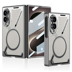 GKK for Samsung Galaxy Z Fold8 Magnetic Case PU Leather + PC Phone Cover with Front Screen Protector