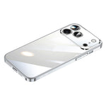 SULADA JINGJIA Series for iPhone 18 Pro / 17 Pro Case Electroplating Hard PC Clear Phone Case with Lens Film