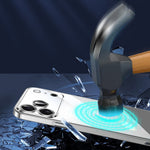 SULADA JINGJIA Series for iPhone 18 Pro / 17 Pro Case Electroplating Hard PC Clear Phone Case with Lens Film