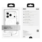 ZGA for iPhone 18 Pro Max Magnetic Case Crystal Clear PC TPU Anti-Scratch Phone Cover