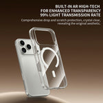 ZGA til iPhone 18 Pro Max Magnetisk Cover Klart PC TPU Stødsikkert Telefoncover Kompatibelt med MagSafe