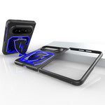 For Huawei Pura X Max Case Aluminum Alloy + PC Foldable Phone Cover with Openwork Cooling Kickstand