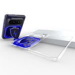 For Huawei Pura X Max Case Aluminum Alloy + PC Foldable Phone Cover with Openwork Cooling Kickstand
