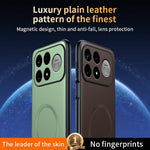 For Xiaomi Redmi K100 Pro 5G Magnetic Case Leather Coated TPU + PC Phone Cover
