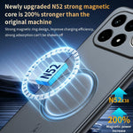 For Xiaomi Redmi K100 Pro 5G Magnetic Case Leather Coated TPU + PC Phone Cover