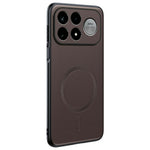 For Xiaomi Redmi K100 Pro 5G Magnetic Case Leather Coated TPU + PC Phone Cover