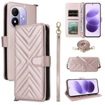 For Xiaomi Redmi Note 17 4G (Global) / Note 17 5G (Global) / Note 17 (India / China) 5G    Leather Case Stand Wallet Phone Cover with Shoulder / Wrist Strap