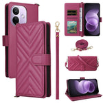 For Xiaomi Redmi Note 17 Pro 5G Leather Case Stand Wallet Phone Cover with Shoulder / Wrist Strap