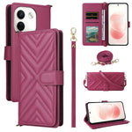 For Xiaomi Redmi Note 17 Pro+ 5G / Note 17 Pro Max 5G Leather Case Stand Wallet Phone Cover with Shoulder / Wrist Strap