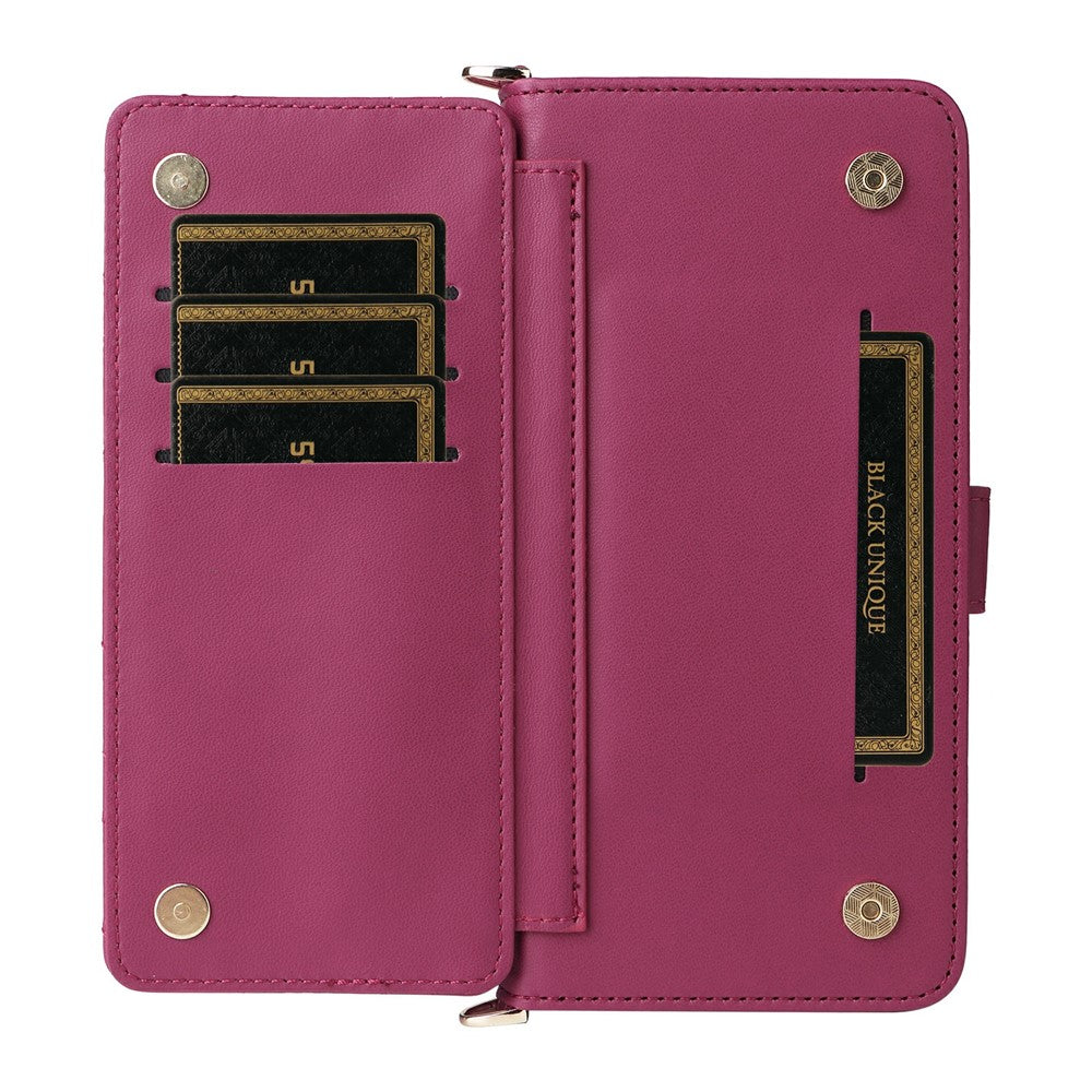 For Xiaomi Redmi Note 17 Pro+ 5G / Note 17 Pro Max 5G Leather Case Stand Wallet Phone Cover with Shoulder / Wrist Strap