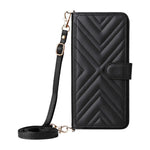For Xiaomi Redmi 17 4G / 5G Leather Case Stand Wallet Phone Cover with Shoulder / Wrist Strap