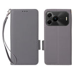 Huawei Nova 16 SE 5G-skal, Litchi Texture, plånboksläder, mobilskal med handledsrem