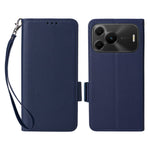 Huawei Nova 16 SE 5G-skal, Litchi Texture, plånboksläder, mobilskal med handledsrem