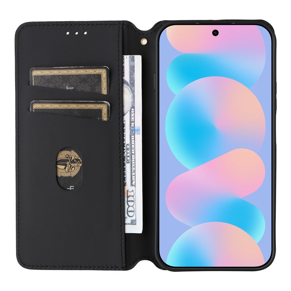 Huawei Nova 16 SE 5G Plånboksfodral Rhombus Präglat PU-läder mobilskal
