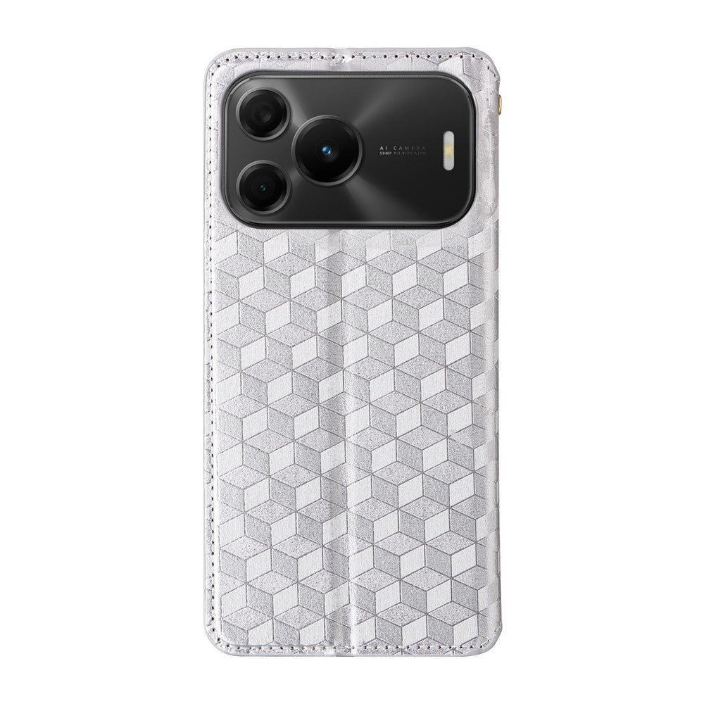 Huawei Nova 16 SE 5G Plånboksfodral Rhombus Präglat PU-läder mobilskal