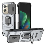 For Xiaomi Redmi 17 4G  /  17 5G Case PC + TPU Kickstand Phone Protector with Lens Cover