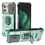 For Xiaomi Redmi 17 4G  /  17 5G Case PC + TPU Kickstand Phone Protector with Lens Cover