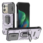 For Xiaomi Redmi 17 4G  /  17 5G Case PC + TPU Kickstand Phone Protector with Lens Cover