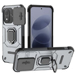 For Xiaomi Redmi Note 17 4G (Global) / Note 17 5G (Global) / Note 17 (India / China) 5G  Case PC + TPU Kickstand Phone Protector with Lens Cover