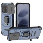 For Xiaomi Redmi Note 17 4G (Global) / Note 17 5G (Global) / Note 17 (India / China) 5G  Case PC + TPU Kickstand Phone Protector with Lens Cover
