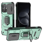 For Xiaomi Redmi Note 17 Pro 5G Case PC + TPU Kickstand Phone Protector with Lens Cover