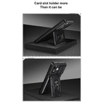 For Xiaomi Redmi Note 17 4G (Global) / Note 17 5G (Global) / Note 17 (India / China) 5G  Case PC + TPU Kickstand Phone Back Cover with Camera Slider