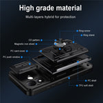 For Xiaomi Redmi Note 17 4G (Global) / Note 17 5G (Global) / Note 17 (India / China) 5G  Case PC + TPU Kickstand Phone Back Cover with Camera Slider
