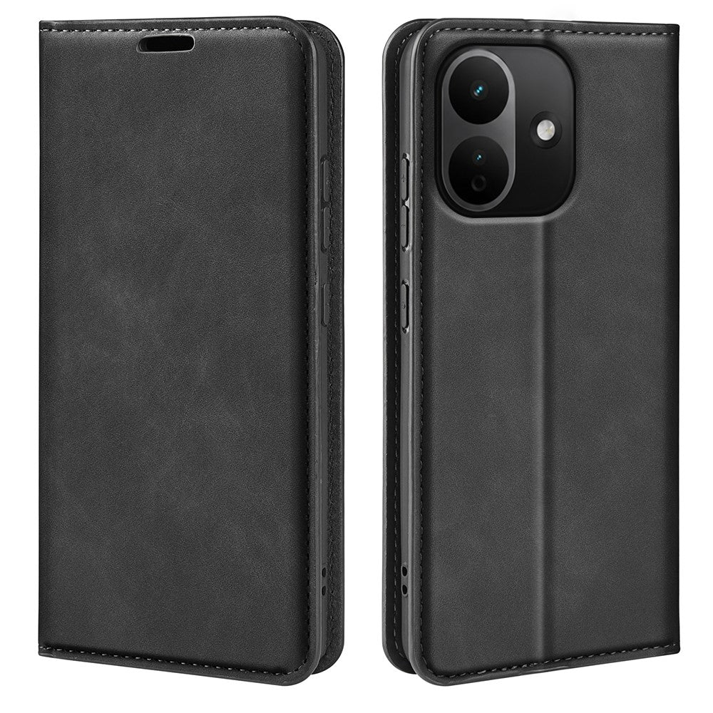 For Xiaomi Redmi Note 17 Pro 5G Case Skin Touch Leather Wallet Phone Cover