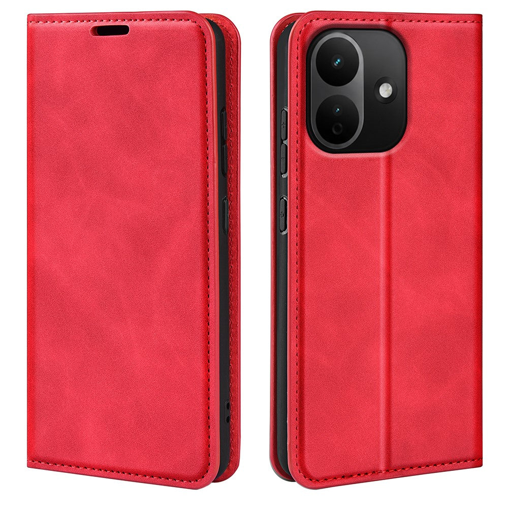 For Xiaomi Redmi Note 17 Pro 5G Case Skin Touch Leather Wallet Phone Cover