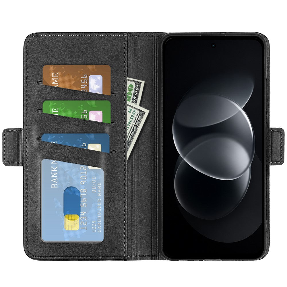 For Xiaomi Redmi Note 17 Pro 5G Case Calf Texture Leather Wallet Phone Cover