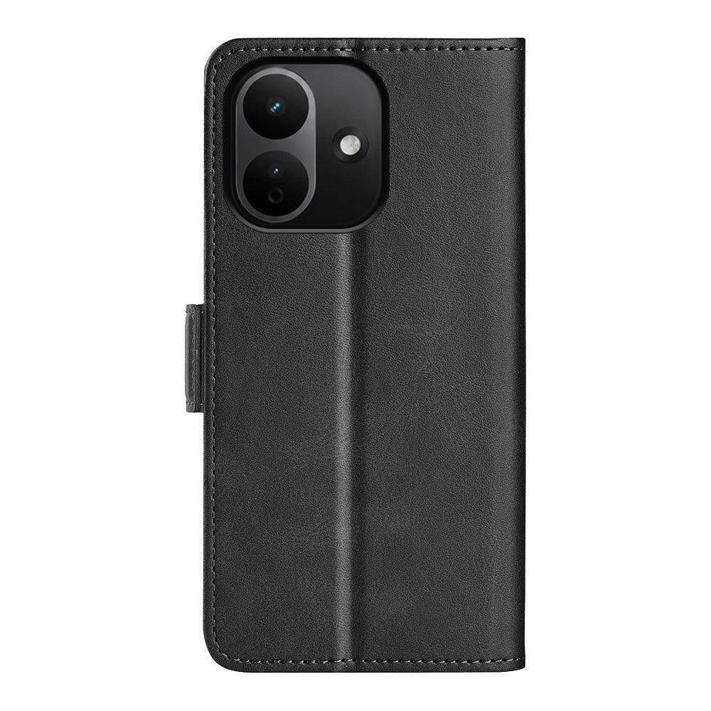 For Xiaomi Redmi Note 17 Pro 5G Case Calf Texture Leather Wallet Phone Cover
