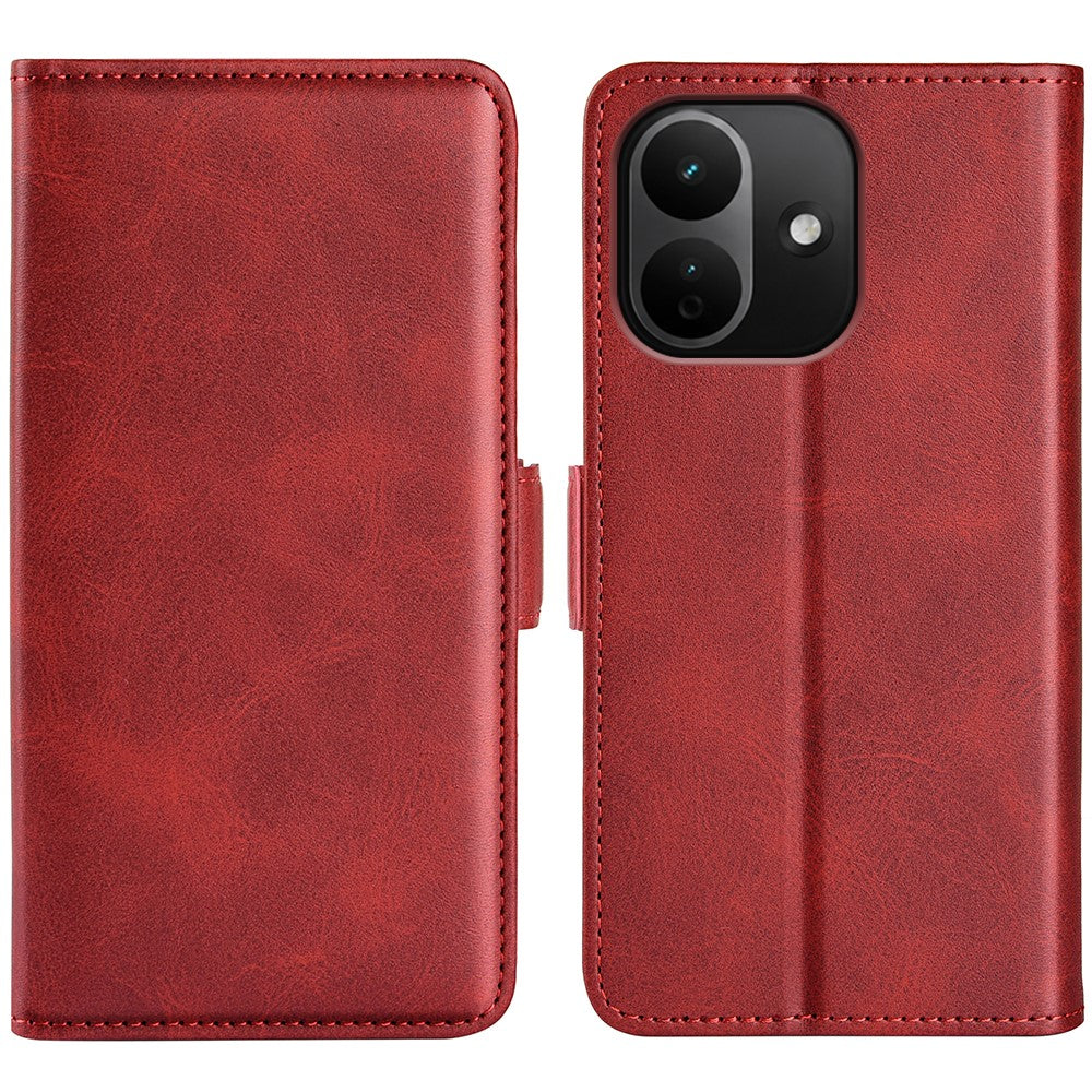 For Xiaomi Redmi Note 17 Pro 5G Case Calf Texture Leather Wallet Phone Cover