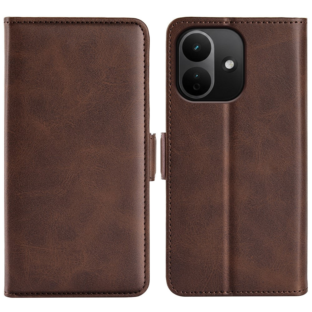 For Xiaomi Redmi Note 17 Pro 5G Case Calf Texture Leather Wallet Phone Cover