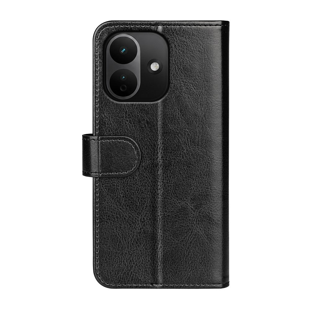 For Xiaomi Redmi Note 17 Pro 5G Case Crazy Horse Texture Stand Leather Phone Cover