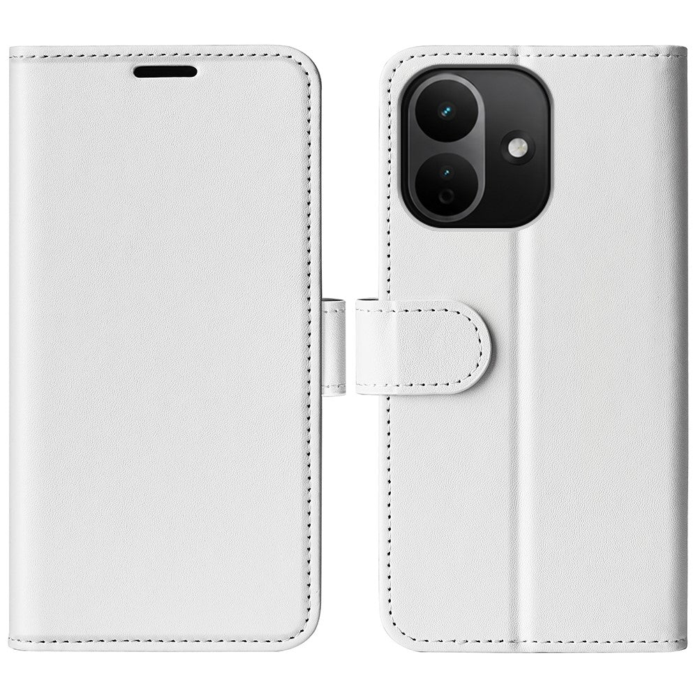 For Xiaomi Redmi Note 17 Pro 5G Case Crazy Horse Texture Stand Leather Phone Cover