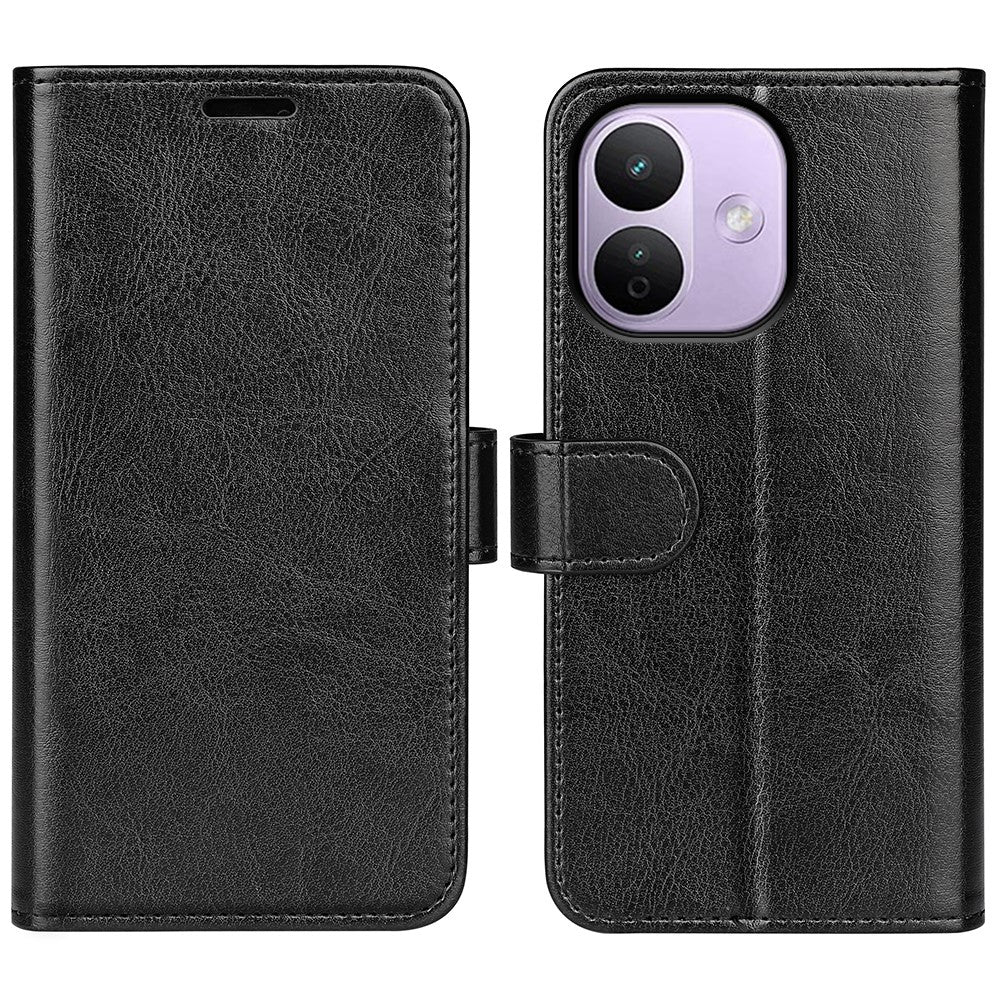 For Xiaomi Redmi Note 17 Pro+ 5G Case Crazy Horse Texture Stand Leather Phone Cover