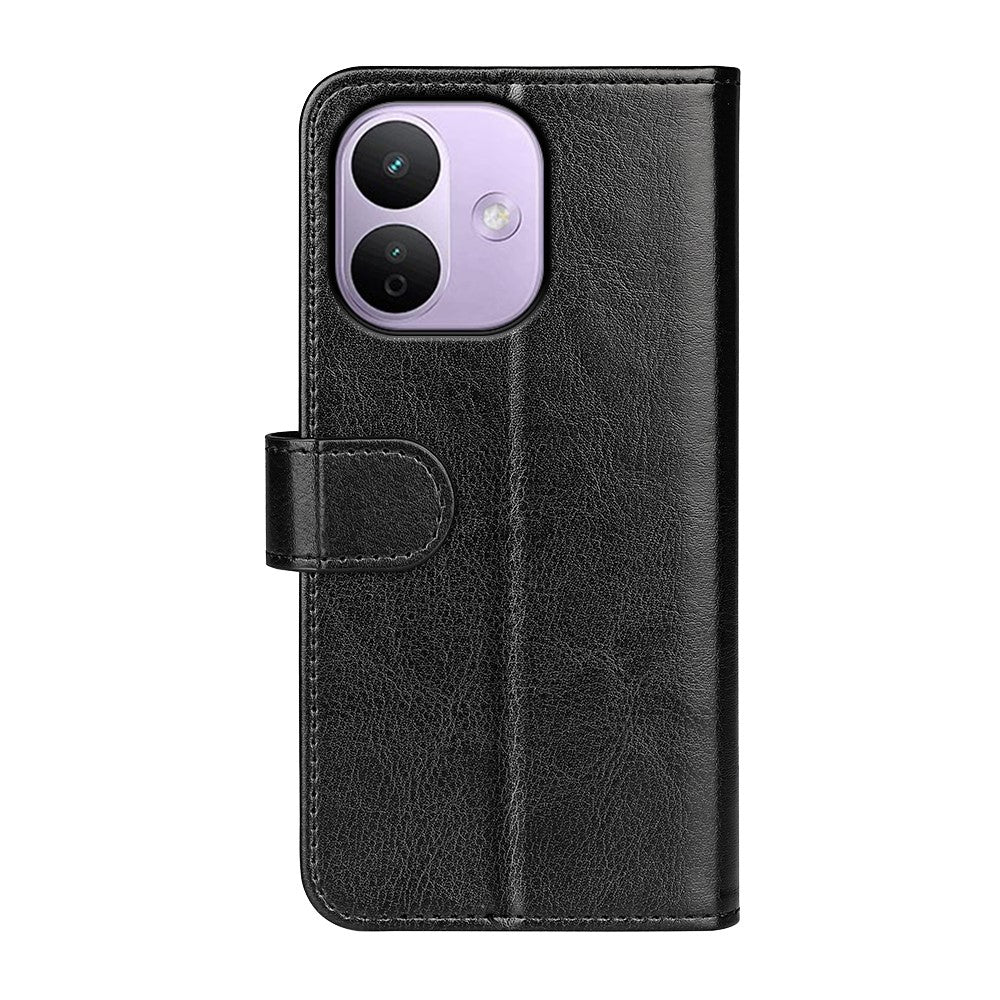 For Xiaomi Redmi Note 17 Pro+ 5G Case Crazy Horse Texture Stand Leather Phone Cover