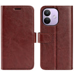 For Xiaomi Redmi Note 17 Pro+ 5G Case Crazy Horse Texture Stand Leather Phone Cover