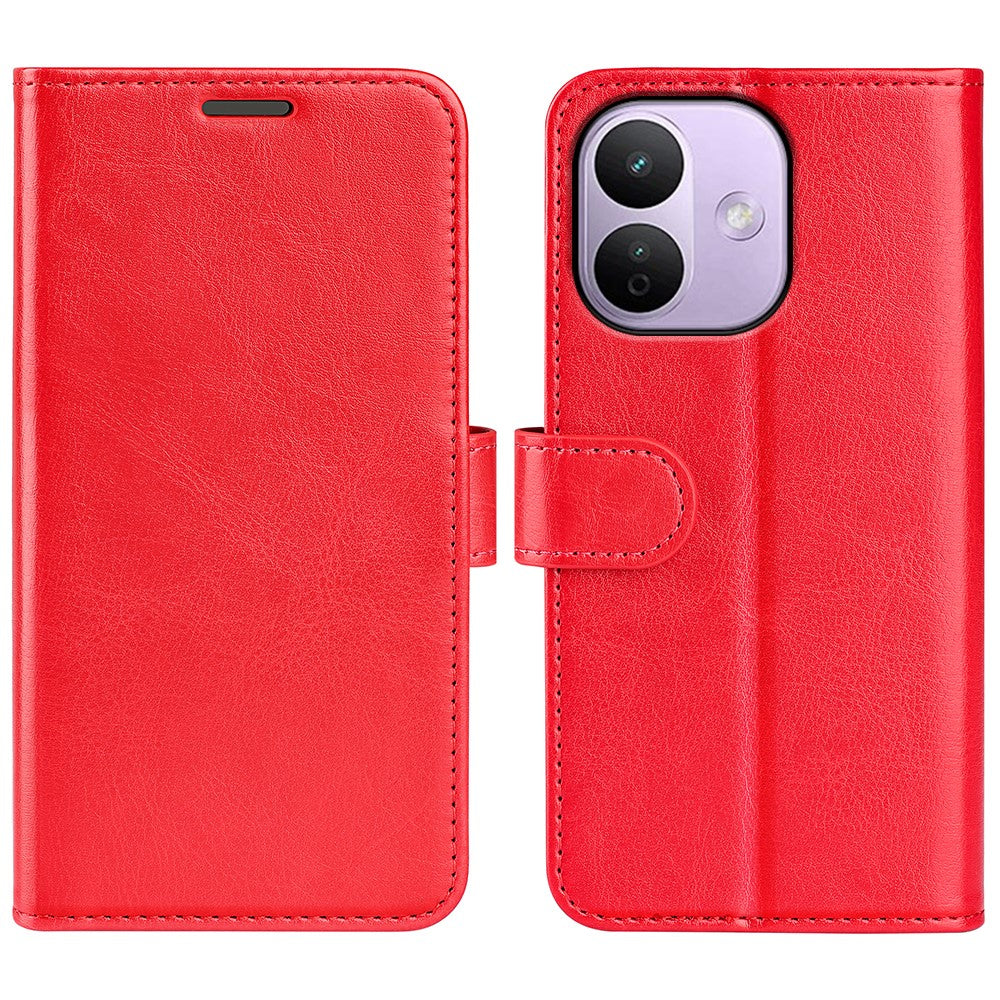 For Xiaomi Redmi Note 17 Pro+ 5G Case Crazy Horse Texture Stand Leather Phone Cover