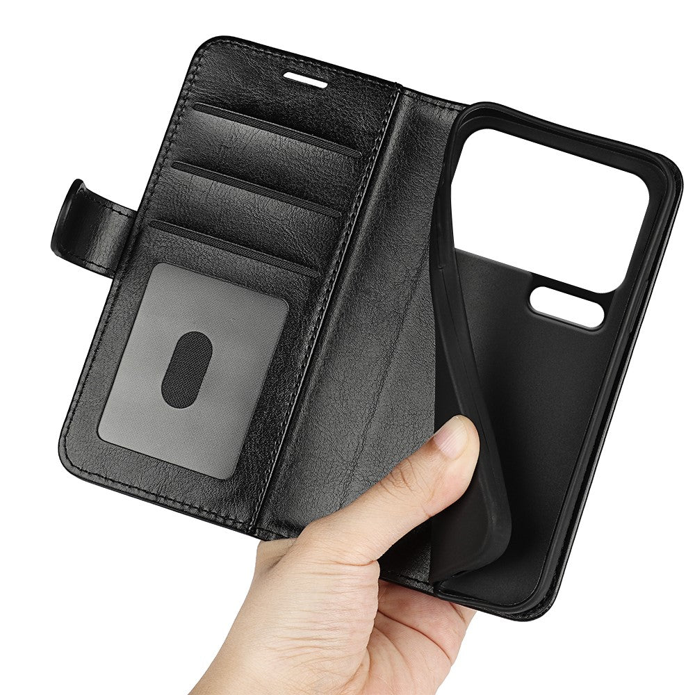 For Xiaomi 18 Pro Case Crazy Horse Texture Stand Leather Phone Cover