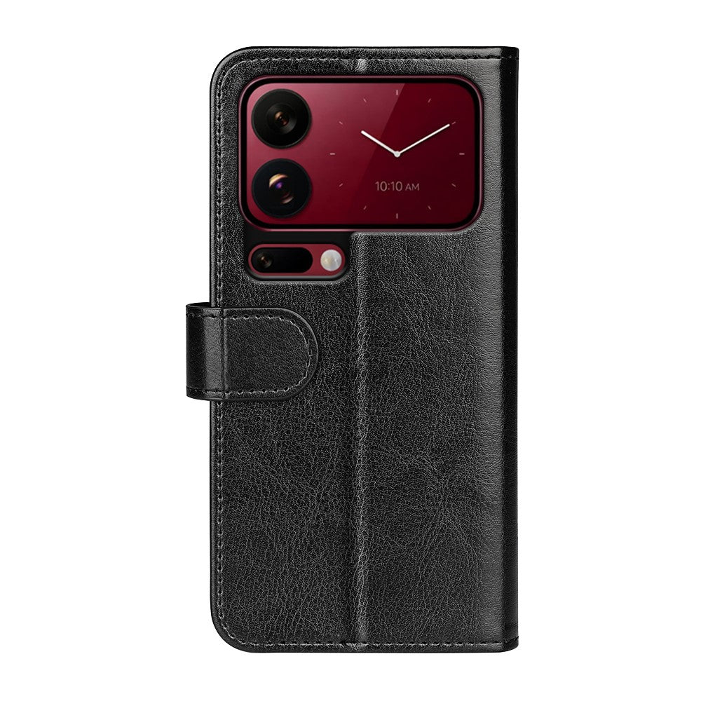 For Xiaomi 18 Pro Case Crazy Horse Texture Stand Leather Phone Cover