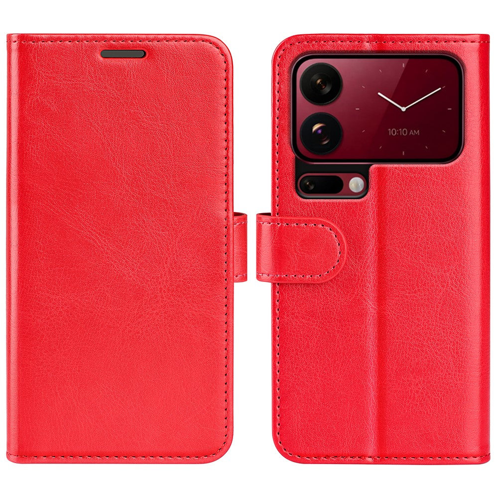 For Xiaomi 18 Pro Case Crazy Horse Texture Stand Leather Phone Cover
