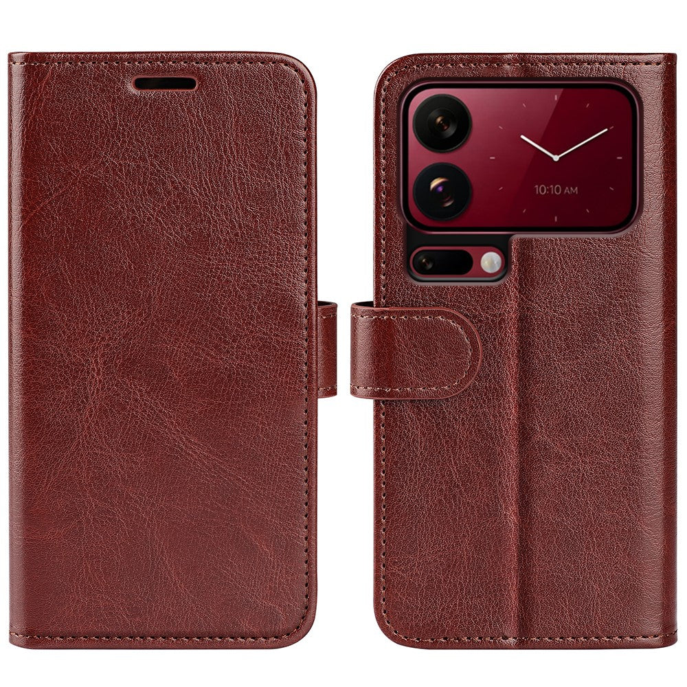 For Xiaomi 18 Pro Case Crazy Horse Texture Stand Leather Phone Cover