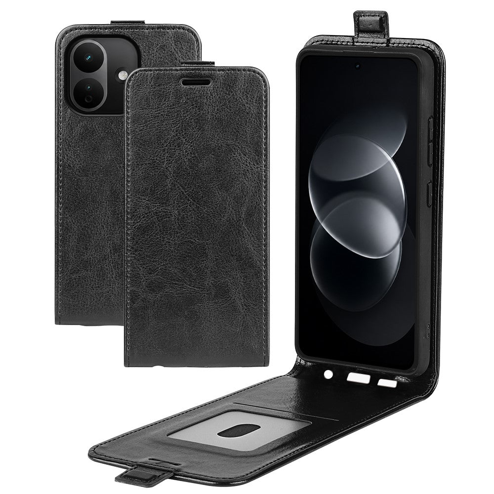 For Xiaomi Redmi Note 17 Pro 5G Case with Card Slots Vertical Flip Leather Phone Cover