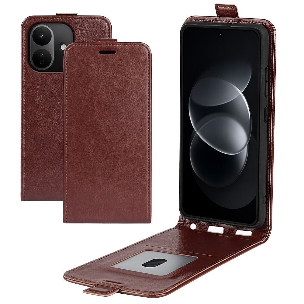 For Xiaomi Redmi Note 17 Pro 5G Case with Card Slots Vertical Flip Leather Phone Cover
