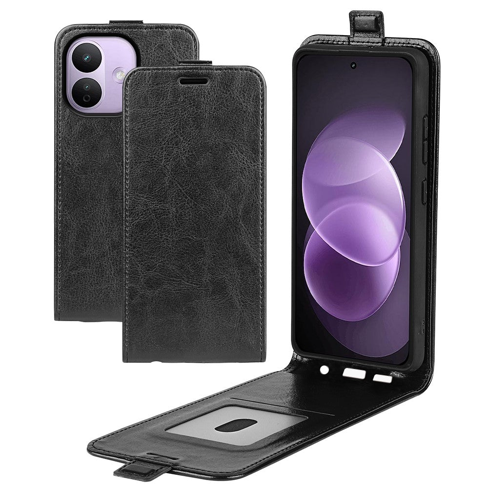 For Xiaomi Redmi Note 17 Pro+ 5G Case with Card Slots Vertical Flip Leather Phone Cover
