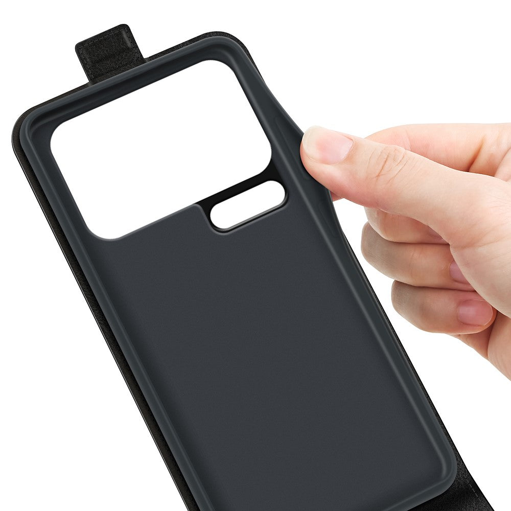 For Xiaomi 18 Pro Max Case with Card Slots Vertical Flip Leather Phone Cover