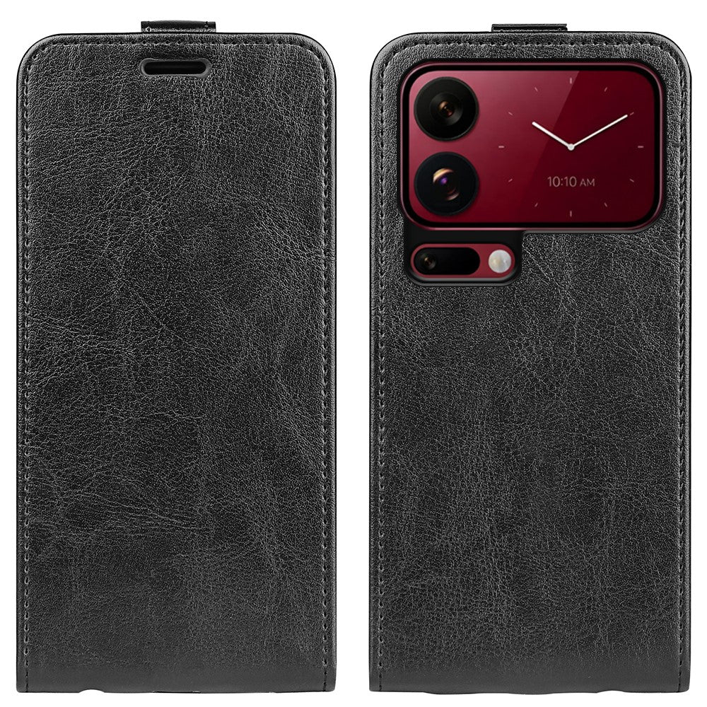 For Xiaomi 18 Pro Max Case with Card Slots Vertical Flip Leather Phone Cover