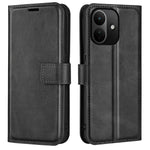 For Xiaomi Redmi Note 17 Pro 5G Stand Case Anti-Scratch Calf Texture Leather Phone Cover