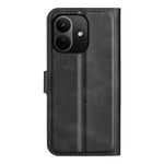 For Xiaomi Redmi Note 17 Pro 5G Stand Case Anti-Scratch Calf Texture Leather Phone Cover